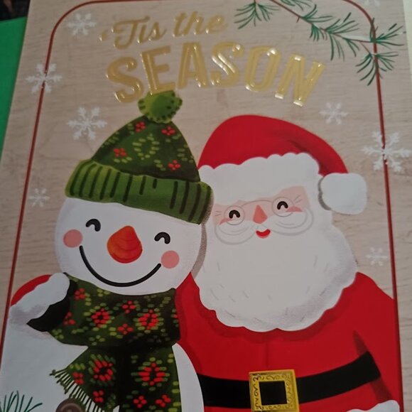 10 pcs Holiday Greeting Cards + envelopes + gift tag stickers - Picture 10 of 11